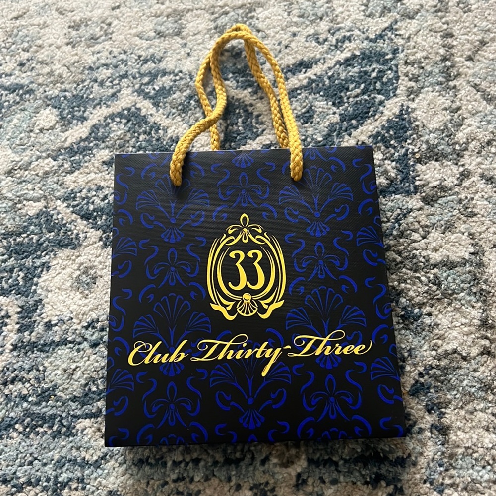 Disneyland Club 33 Gift Bag only
